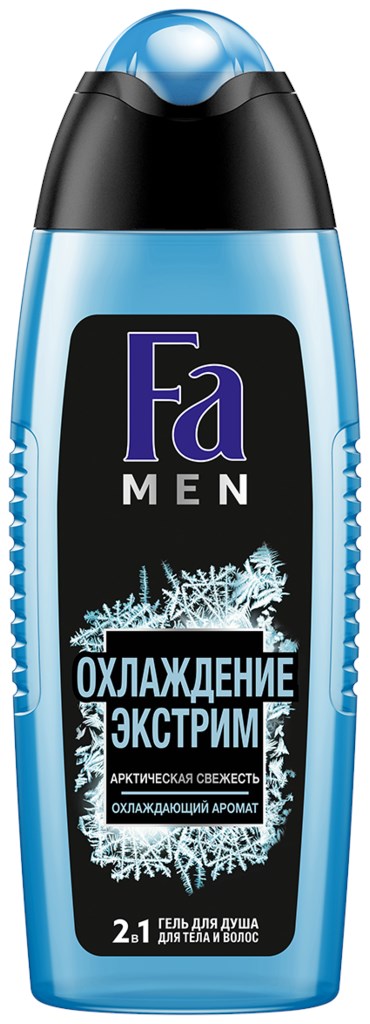 Гель для душа мужской FA Men Охлаждение и экстрим